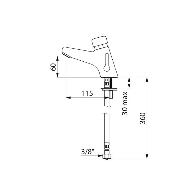 Mitigeur Tempomix lavabo AB