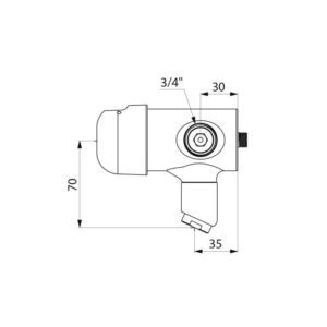 Mitigeur Tempomix lavabo mural