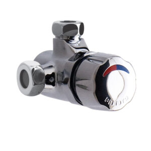 Mitigeur temporisé douche ALPA bouton chromé