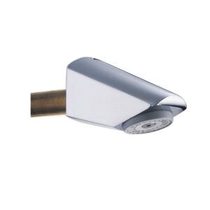 Pomme de douche fixe travers cloison