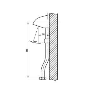 Kit pomme de douche fixe