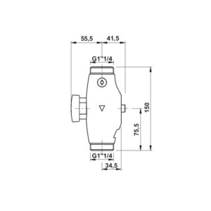 Robinet temporisé ECLAIR XL chasse directe