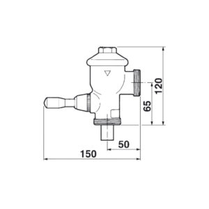 Robinet temporisé EYREM chasse directe