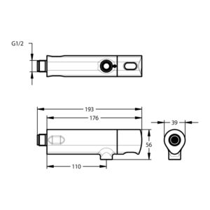 Robinet sans contact Safe à pile mural