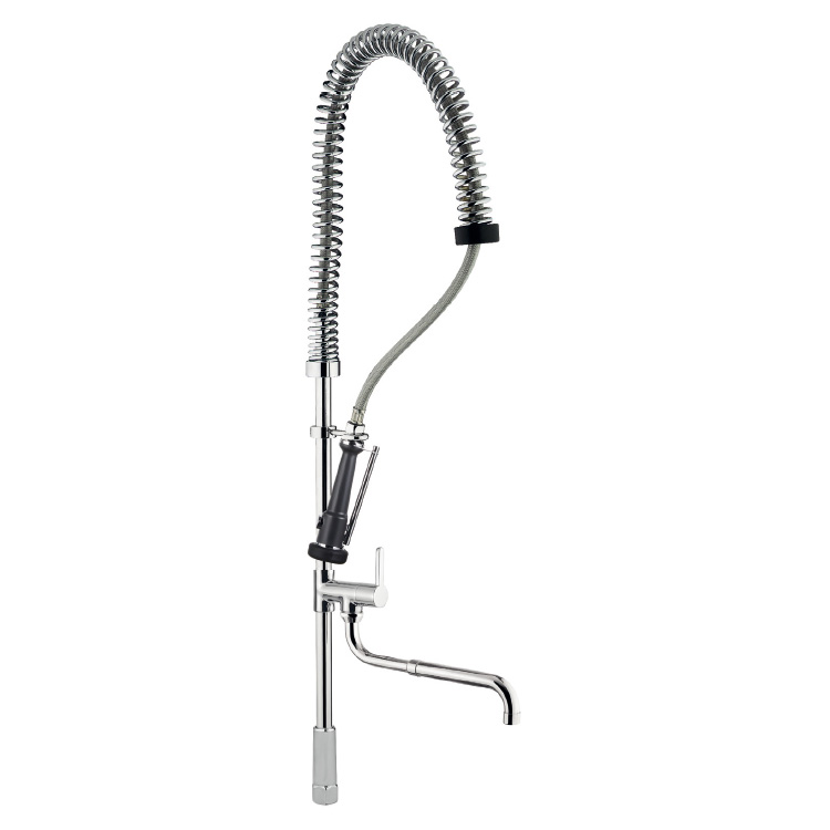 Groupe douchette de prélavage hauteur avec bec 900 mm