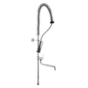 Groupe douchette de prélavage hauteur avec bec 1200 mm