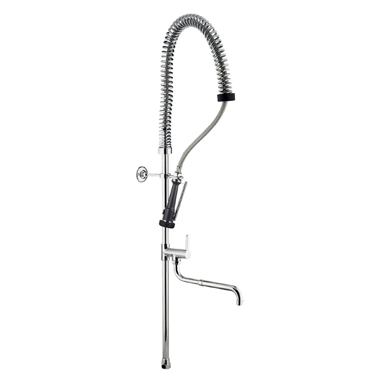 Groupe douchette de prélavage hauteur avec bec 1200 mm