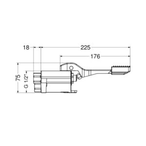 Mélangeur bipédale au sol