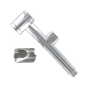 Douchette lave-bassin chromée et hygiénique