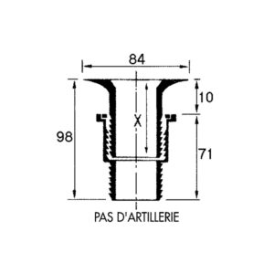 Bonde longue pas d’artillerie 40