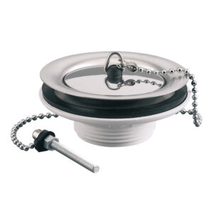 Bonde à bouchon PVC évier Ø 60