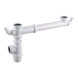 Té de raccordement PVC avec siphon
