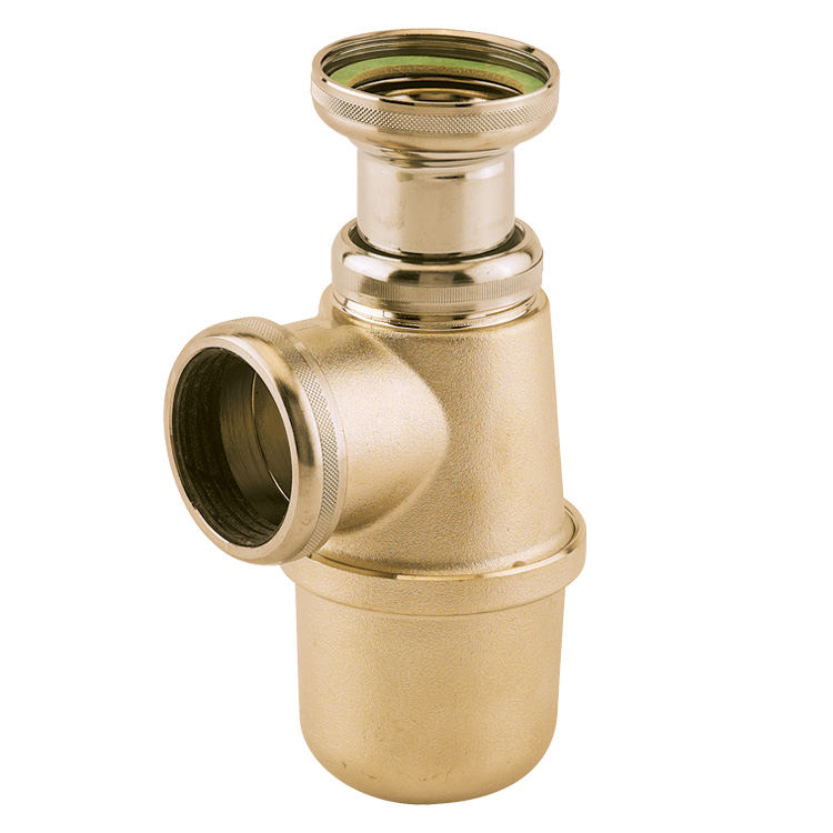 Siphon évier laiton réglable