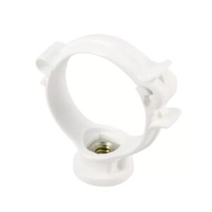 Collier monobloc PVC blanc Ø 32