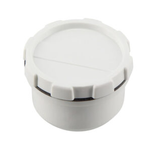 Bouchon de dégorgement PVC blanc Ø 40