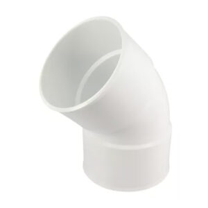 Coude 45° PVC blanc FF Ø 32
