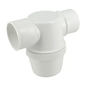 Siphon de parcours à coller Ø 50 blanc