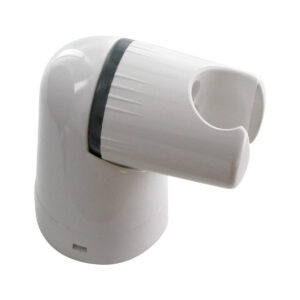 Support douche articulé blanc