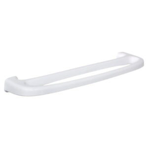 Porte serviette double plastique blanc