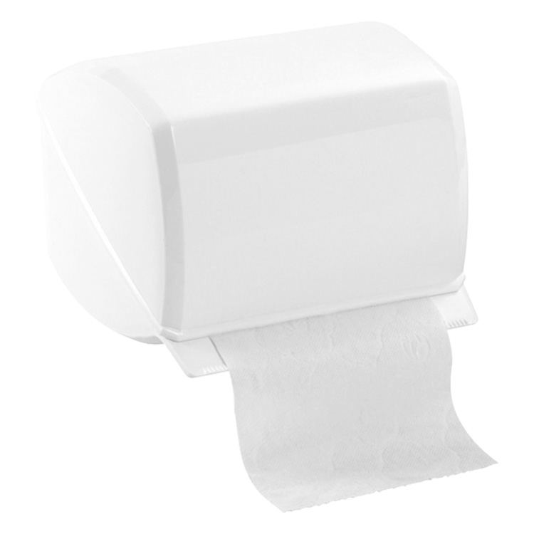 Porte papier WC plastique blanc
