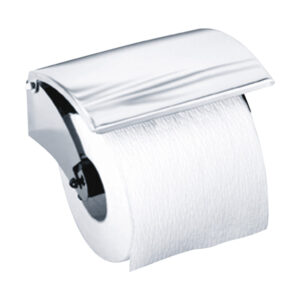 Porte papier WC mural avec couvercle