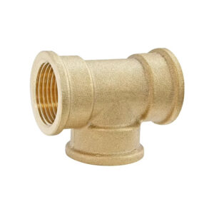 Té laiton égal triple femelle 12×17