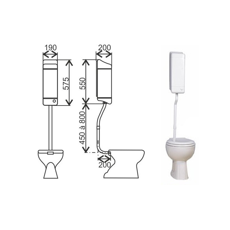 Réservoir Joker pour cuvette