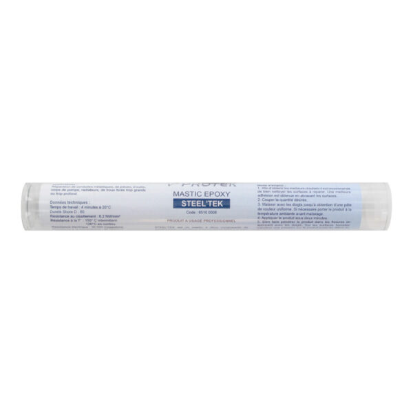 Bâtonnet mastic époxy couleur acier STEEL’TEK – PROTEK